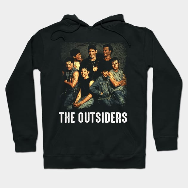 Stay Gold Tribute Showcase the Resilience and Friendship of Outsiders' Gang on a Stylish Tee Hoodie by Amir Dorsman Tribal